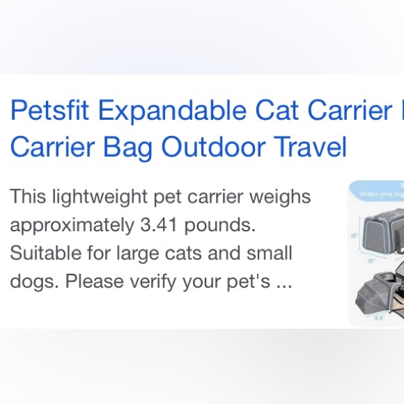 SMALL BACKPACK 🎒 PET CARRIER - Picture 2 of 6